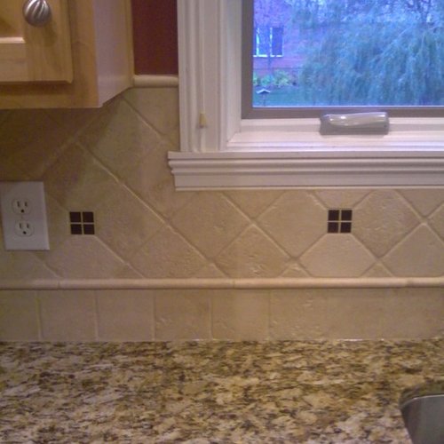 New Palestine, IN tile backsplash