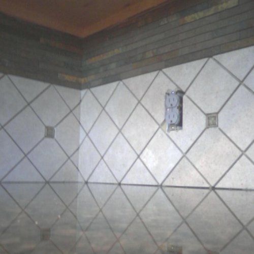Tile backsplash by Rick Short Flooring